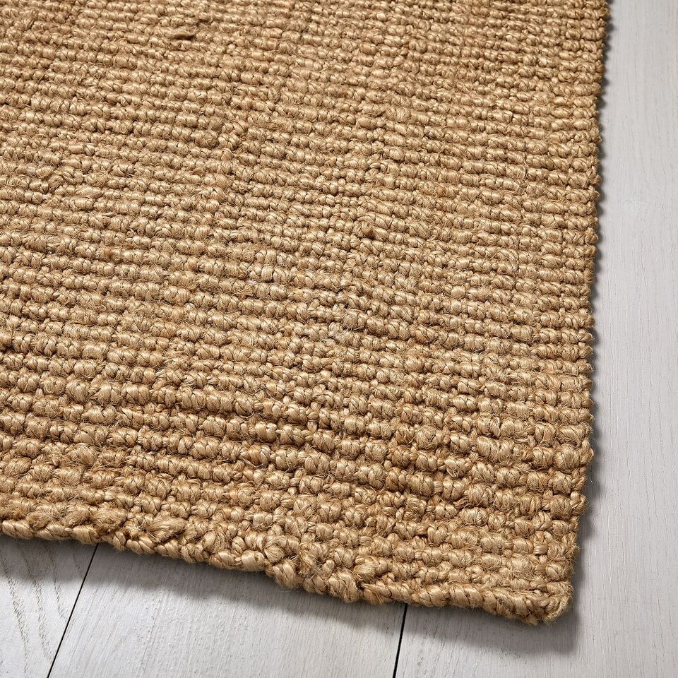 Jute Boucle Rug West Elm UK
